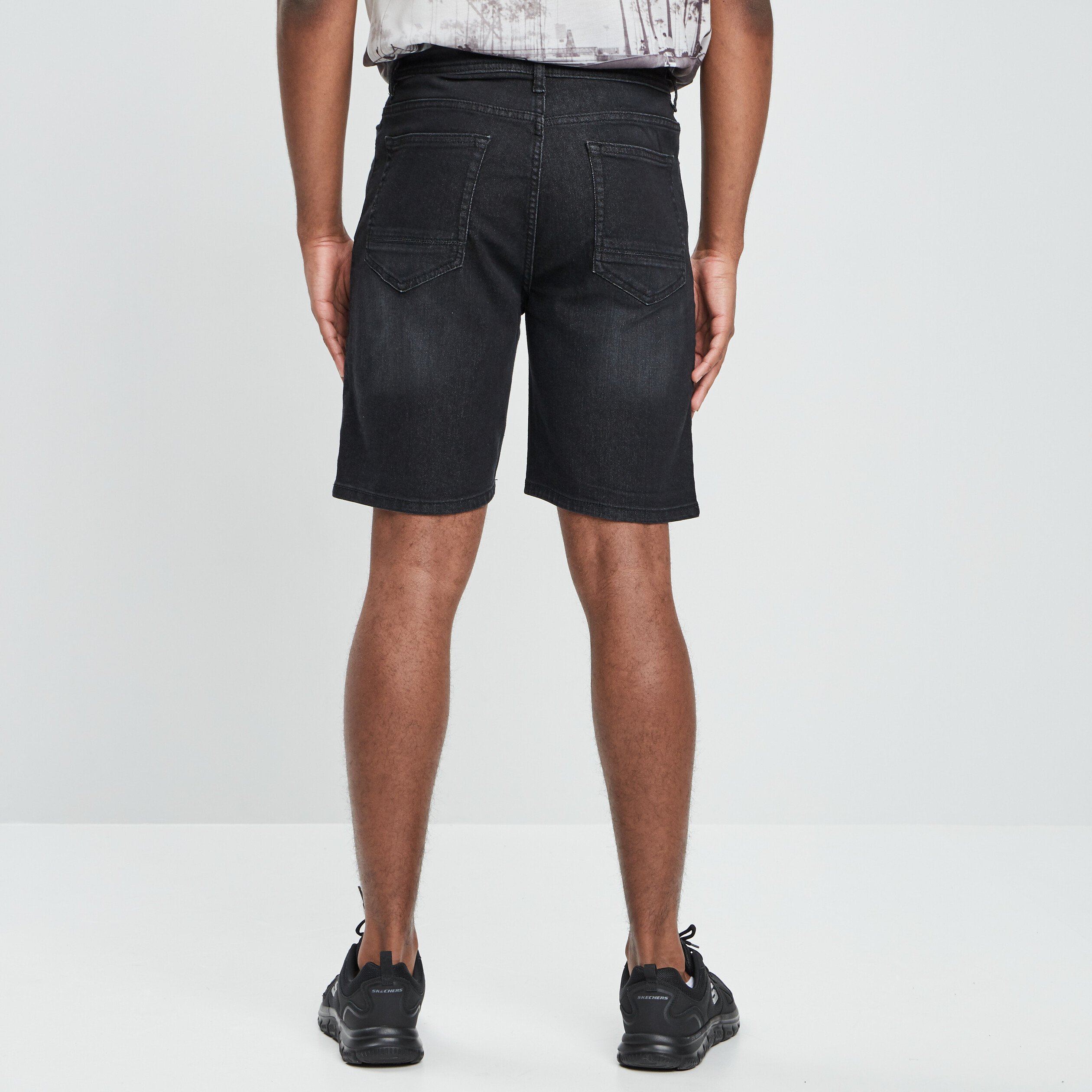 Bermuda regular noir homme | La Halle