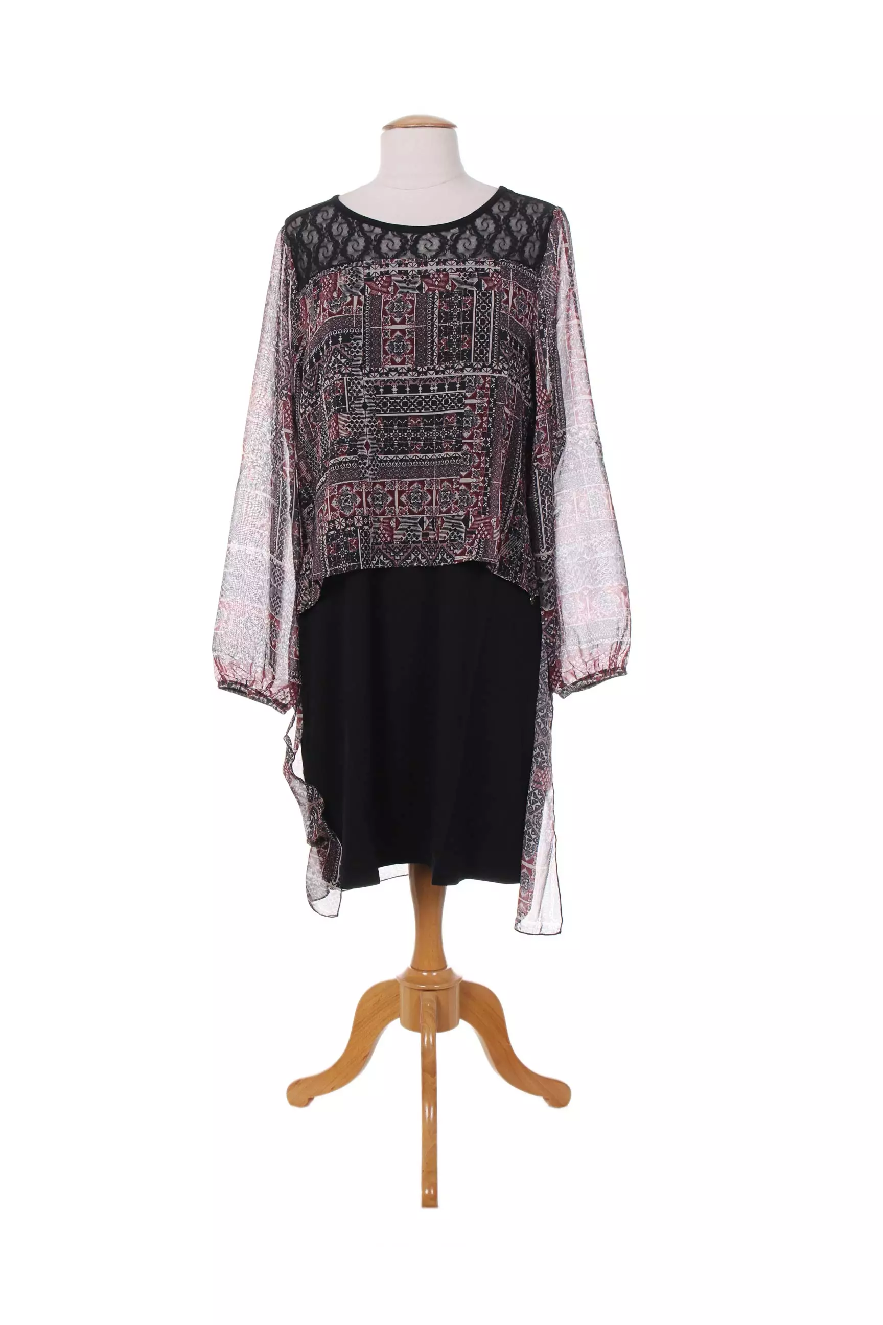 Maloka Robes Mi Longues Femme couleur noir