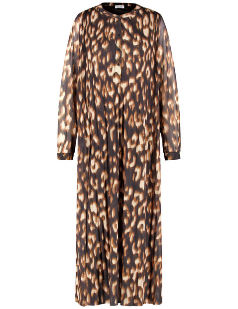 Plissiertes Maxikleid