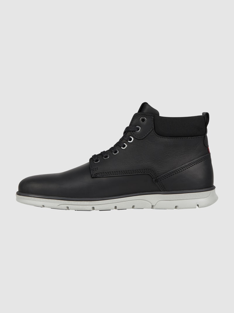 Boots aus Leder Modell 'Tubar' in anthrazit