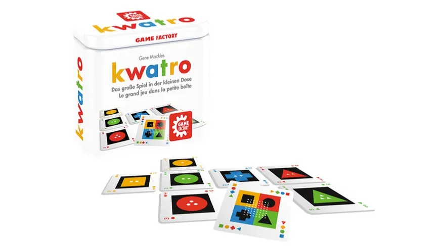 Game Factory - kwatro - Das große Spiel in der kleinen Dose