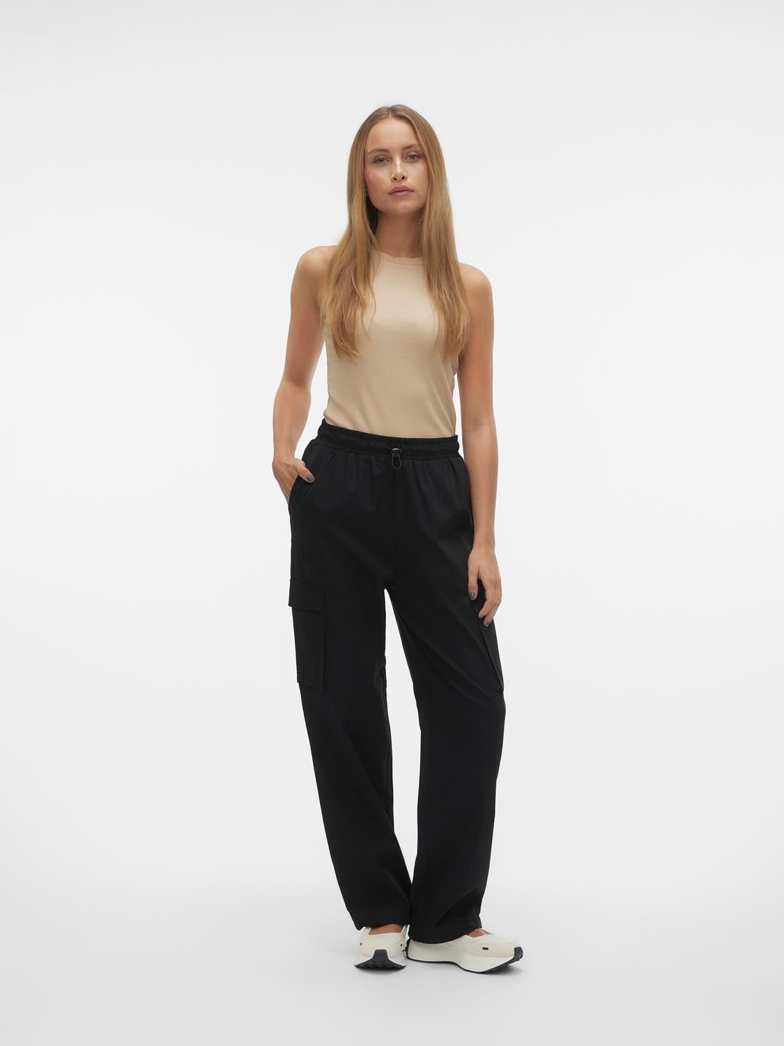VMPEPPER Hohe Taille Cargohose