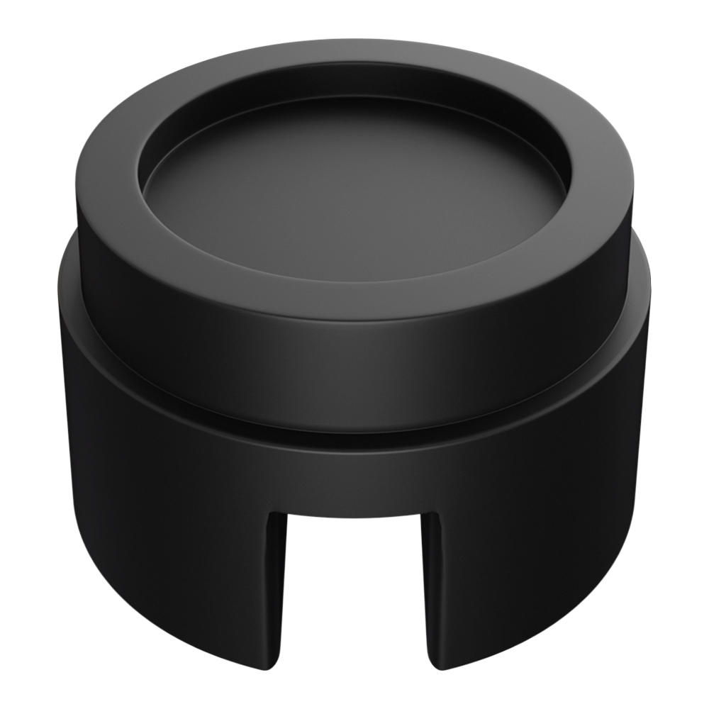 DEUBA Gummiauflage stahlverstärkt 5,2 x 3,75cm schwarz