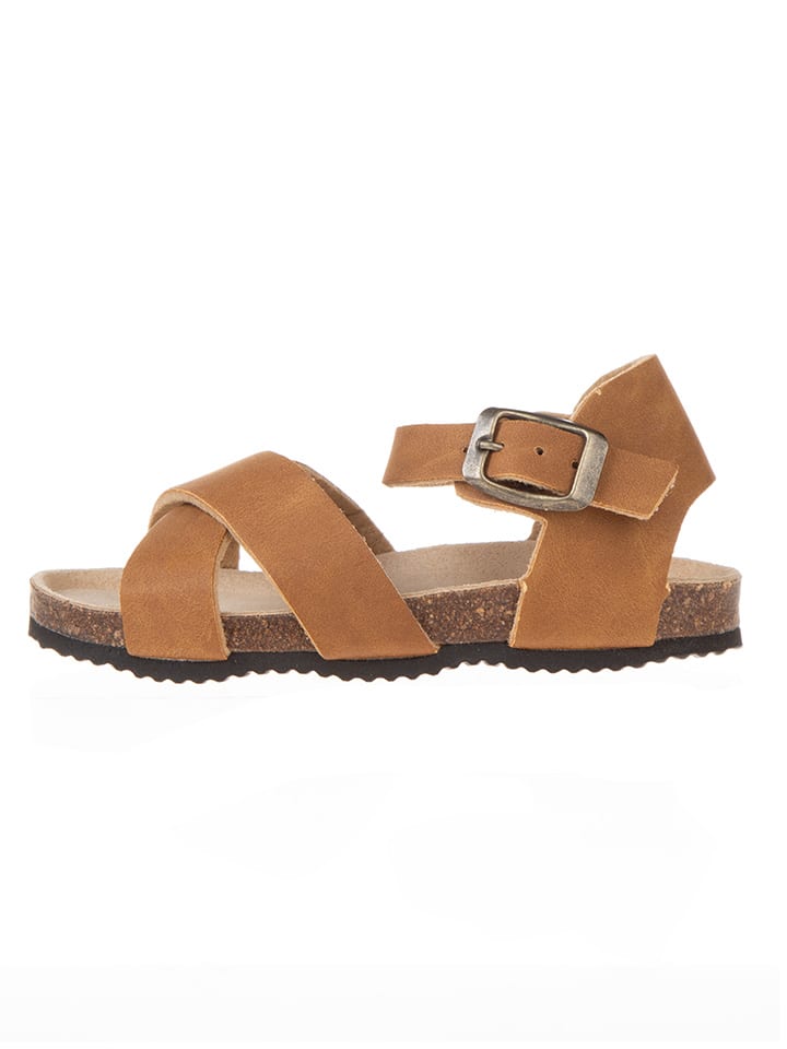 BIO PINGÜIN Sandalen in Hellbraun günstig kaufen