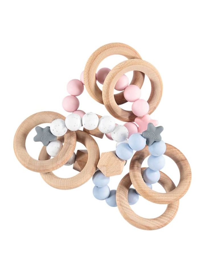 Nibbling Nibbling Stellar Beiß- und Rasselring Greifling Soft Blue günstig kaufen onesize