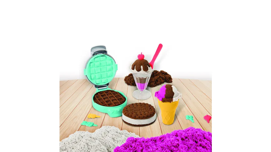 Spin Master - Kinetic Sand Eiscreme Set mit Duftsand, 510 g