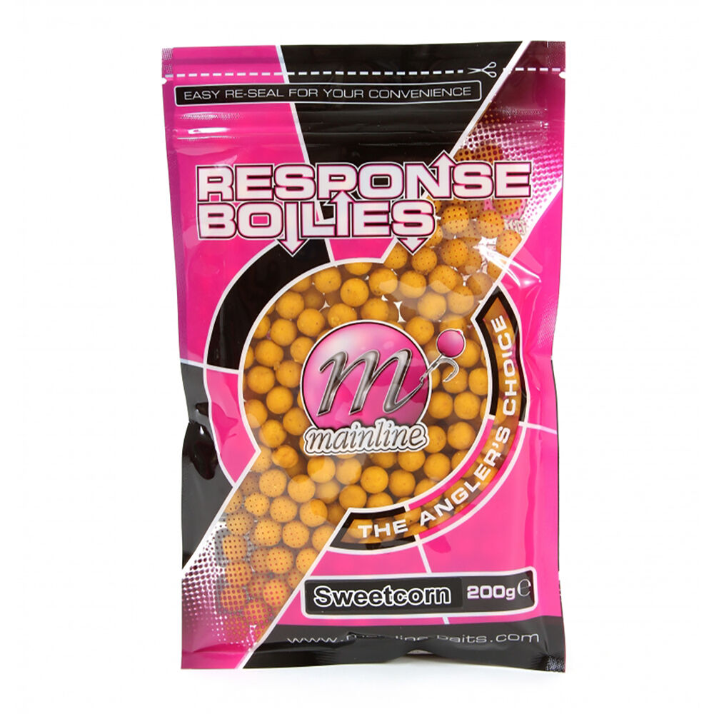 Bouillettes carpe mainline ready made boilies sweetcorn 200g