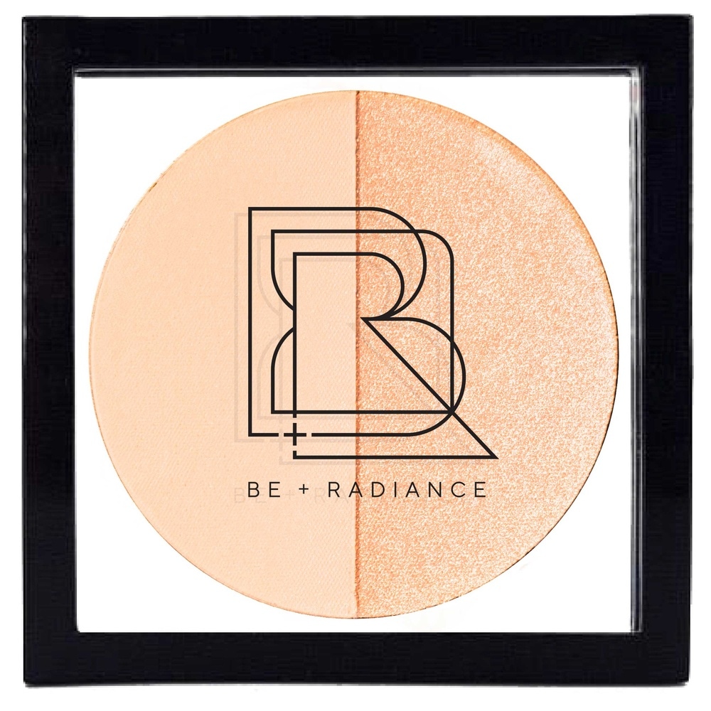 Be+radiance SET+GLOW Poudre+Enlumineur aux Probiotiques N°08 Duo Poudre Matifiante et Enlumineur