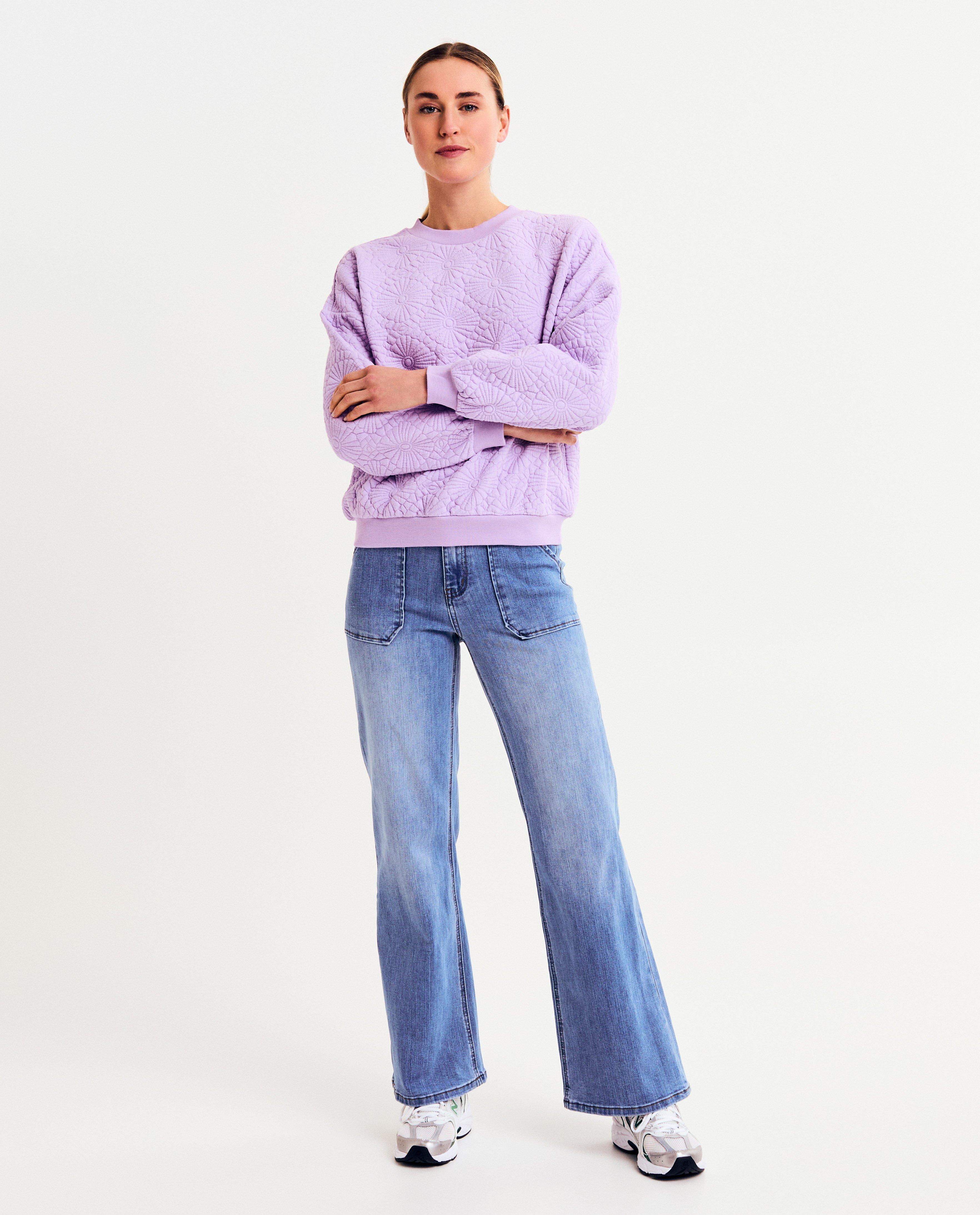 Pulover Sora Purple roz deschis