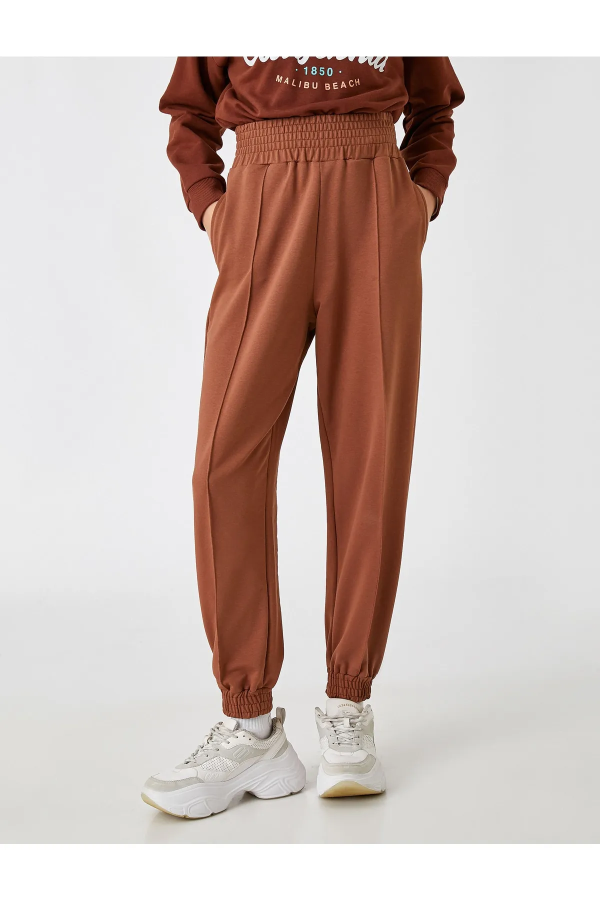 Koton  Jogger-Jogginghose mit hoher Taille