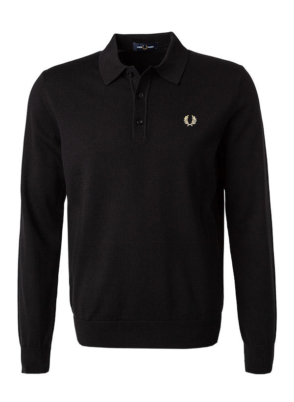Fred Perry, Pullover, Wolle, schwarz