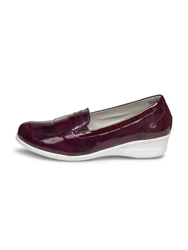 VITAFORM Echt Leder & vitaform Stretch Slipper in beere günstig kaufen