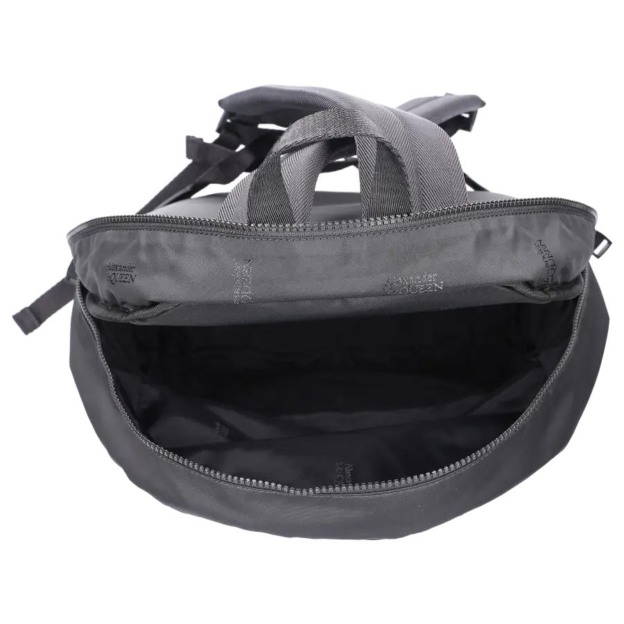 Alexander McQueen - Rucksack GRAFFITI Baumwolle - schwarz