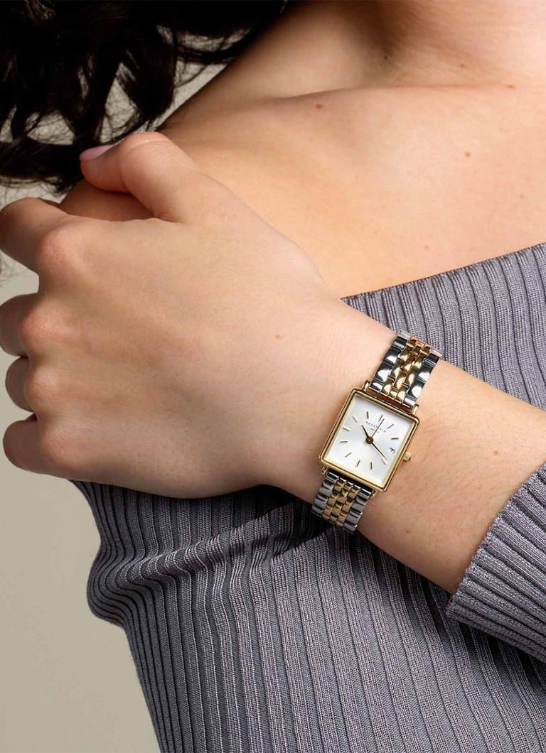 Rosefield The Mini Boxy watch QMWSSG-Q023
