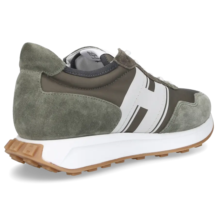 Hogan - Sneaker low H601 Veloursleder Textil - grün
