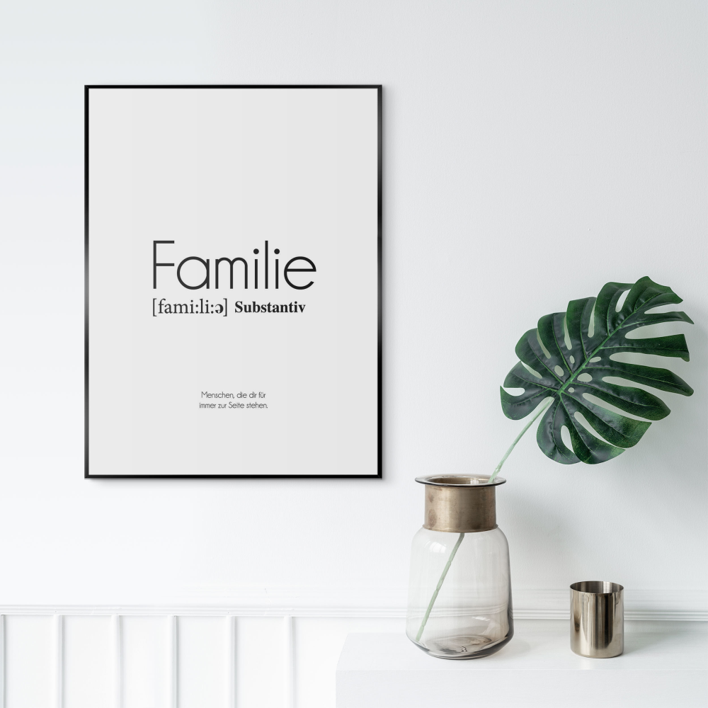 Rahmenbild Familie