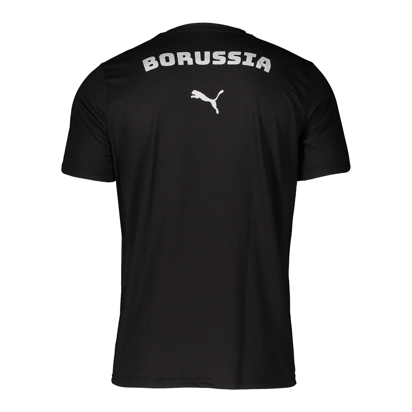 PUMA Borussia Mönchengladbach Casual T-Shirt mit Sponsor Schwarz F13