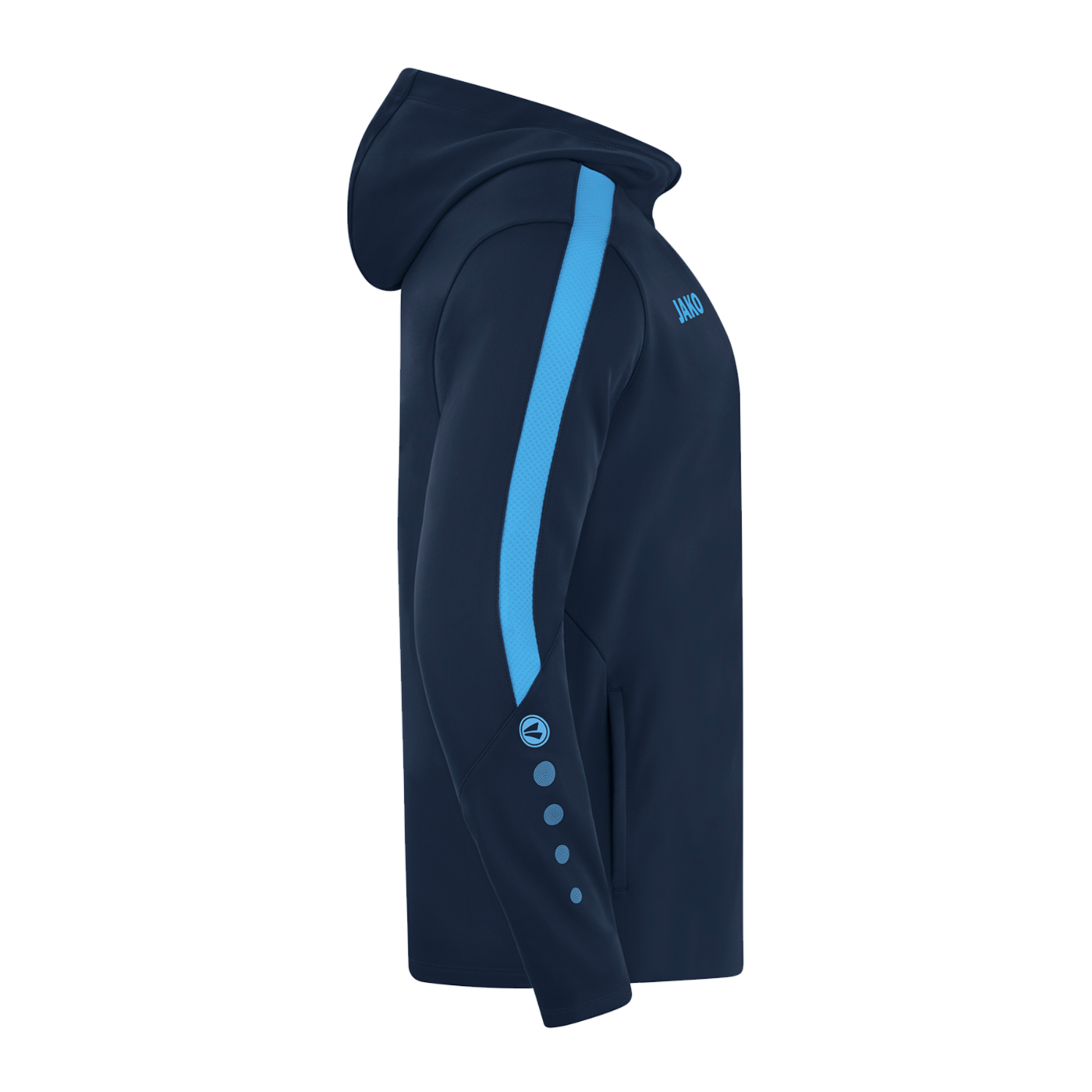 JAKO Power Kapuzenjacke Blau F910