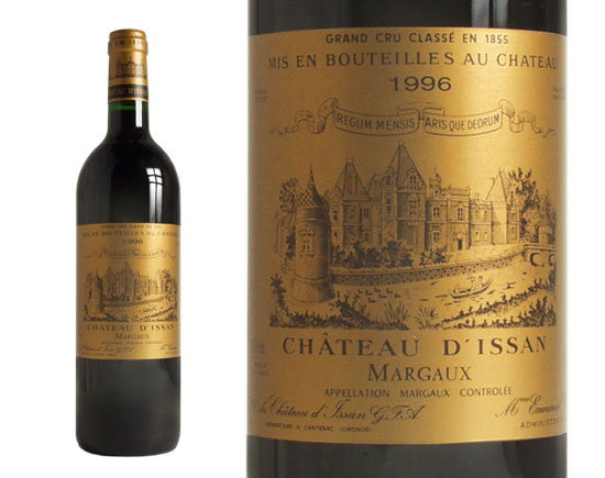 Château D'Issan Rouge 1996, Troisième Cru Classé En 1855 Bordeaux Margaux