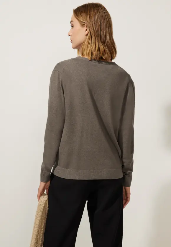 Street One Cardigan mit V-Ausschnitt