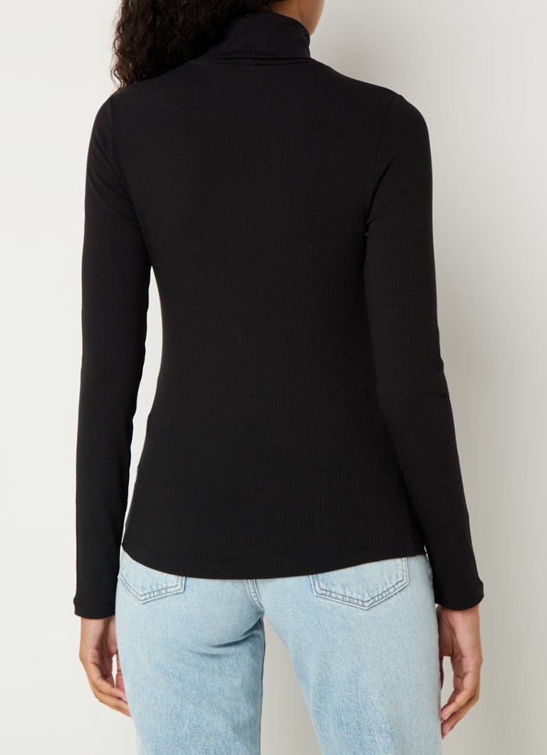 Tommy Hilfiger ribbed top with logo embroidery