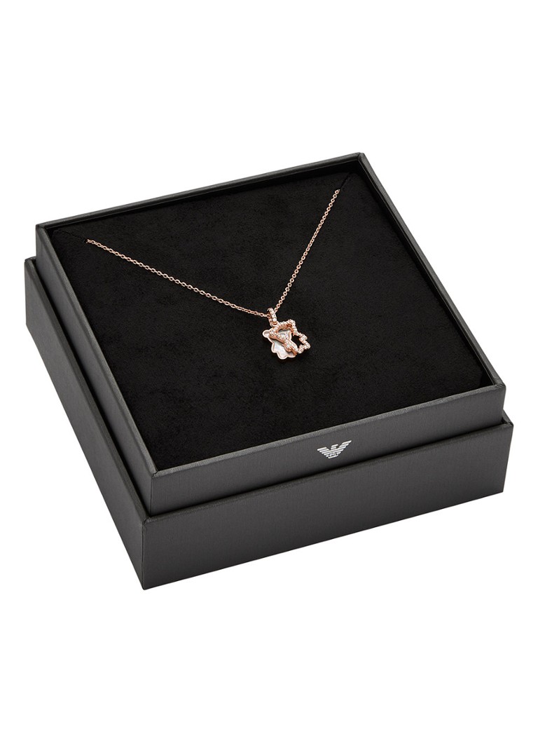 Emporio Armani Sentimental necklace with zirconia EGS3114221