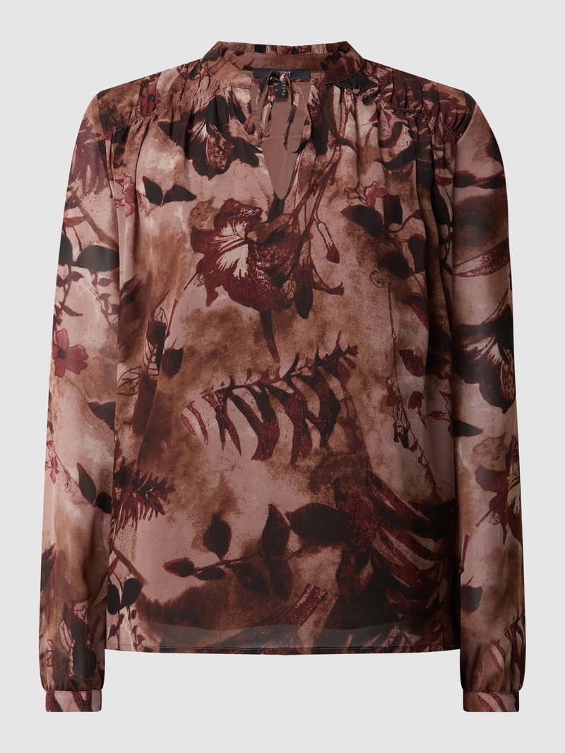 Blusenshirt mit Allover-Muster in altrosa