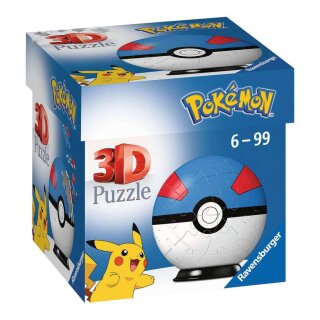 Pokémon 3D Puzzle Pokéballs: Superball (55 Teile)
