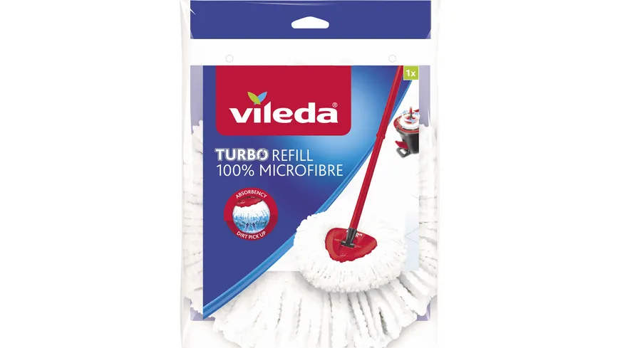 vileda Turbo Classic EasyWring & Clean Wischmopp Ersatzkopf