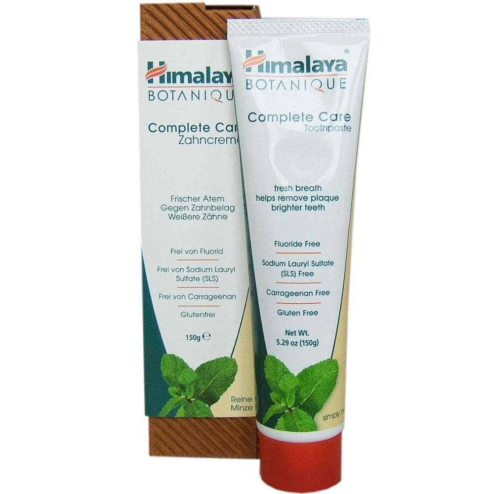 Himalaya Herbals Zahnpasta BOTANIQUE COMPLETE CARE Minze Pur, Braun, 150 g
