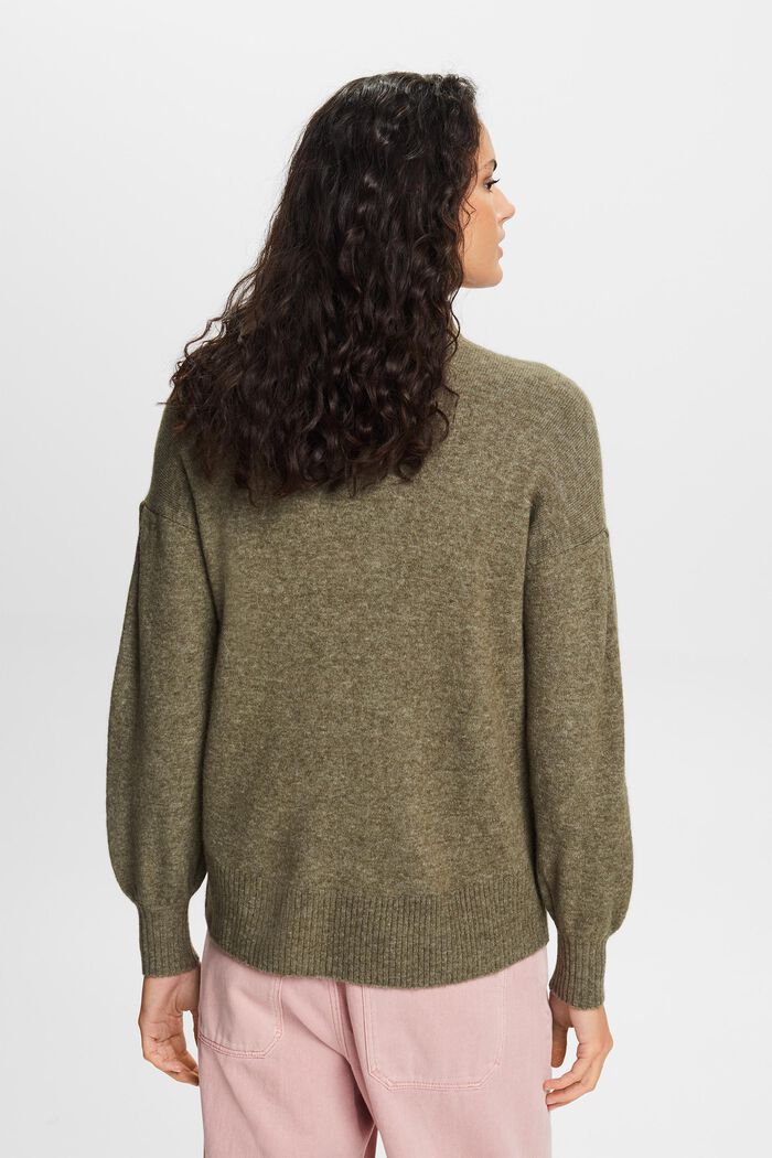 Pullover mit Stehkragen