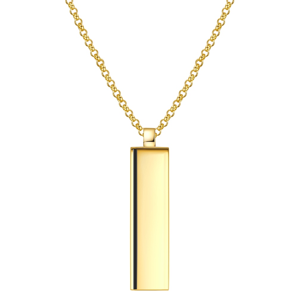 Männerglanz Collier en argent Argent sterling Agate en Or jaune collier