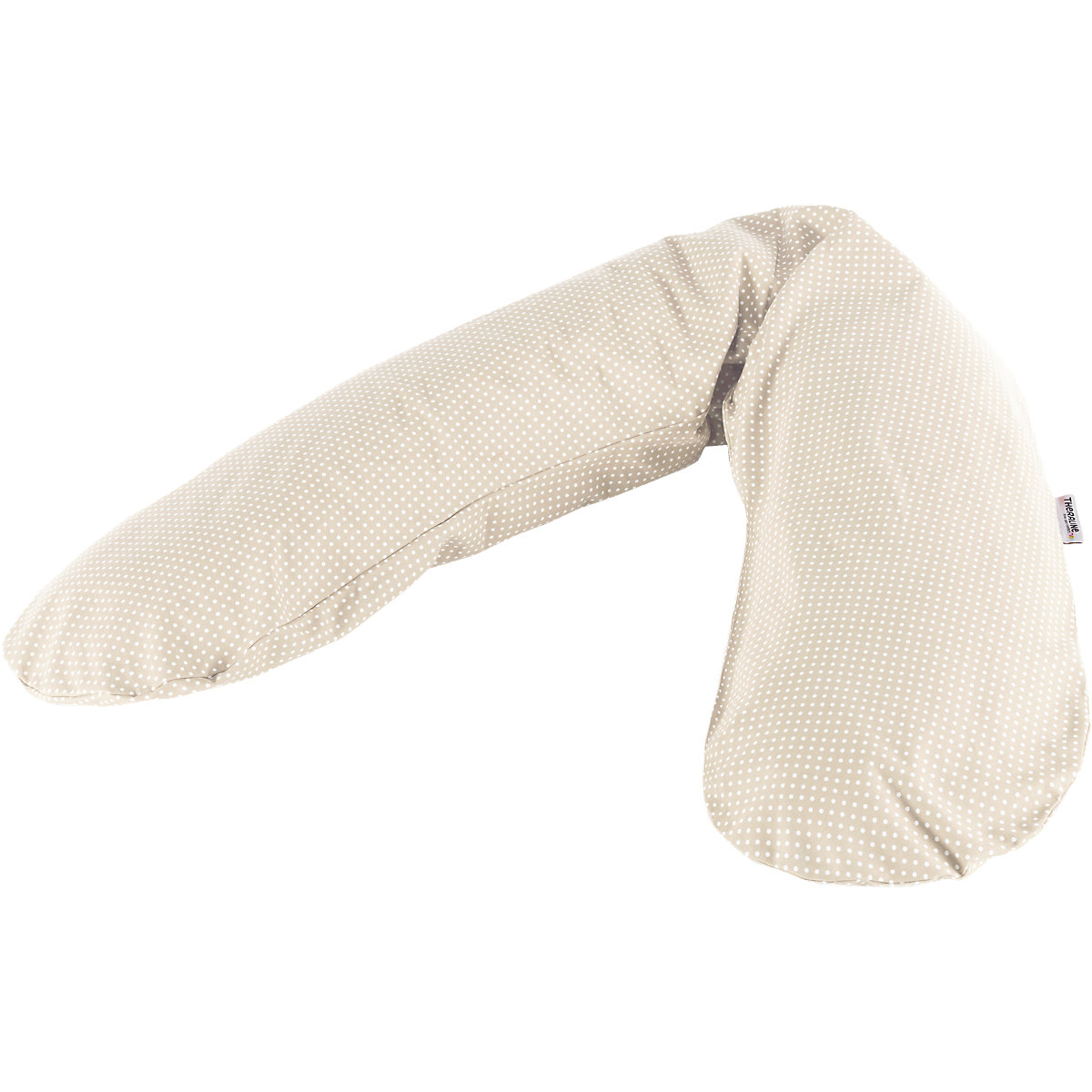 Bezug für Stillkissen Original 190 cm, Punkte beige