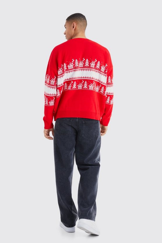 Oversize Tiz Tha Szn Weihnachtspullover