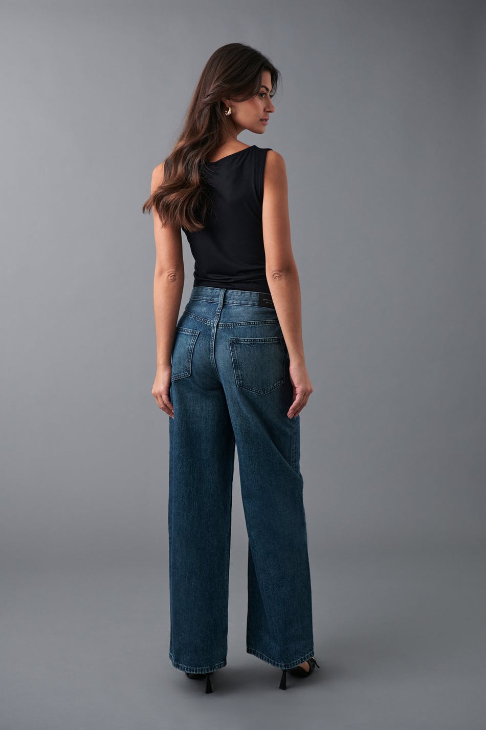 Baggy wide jeans