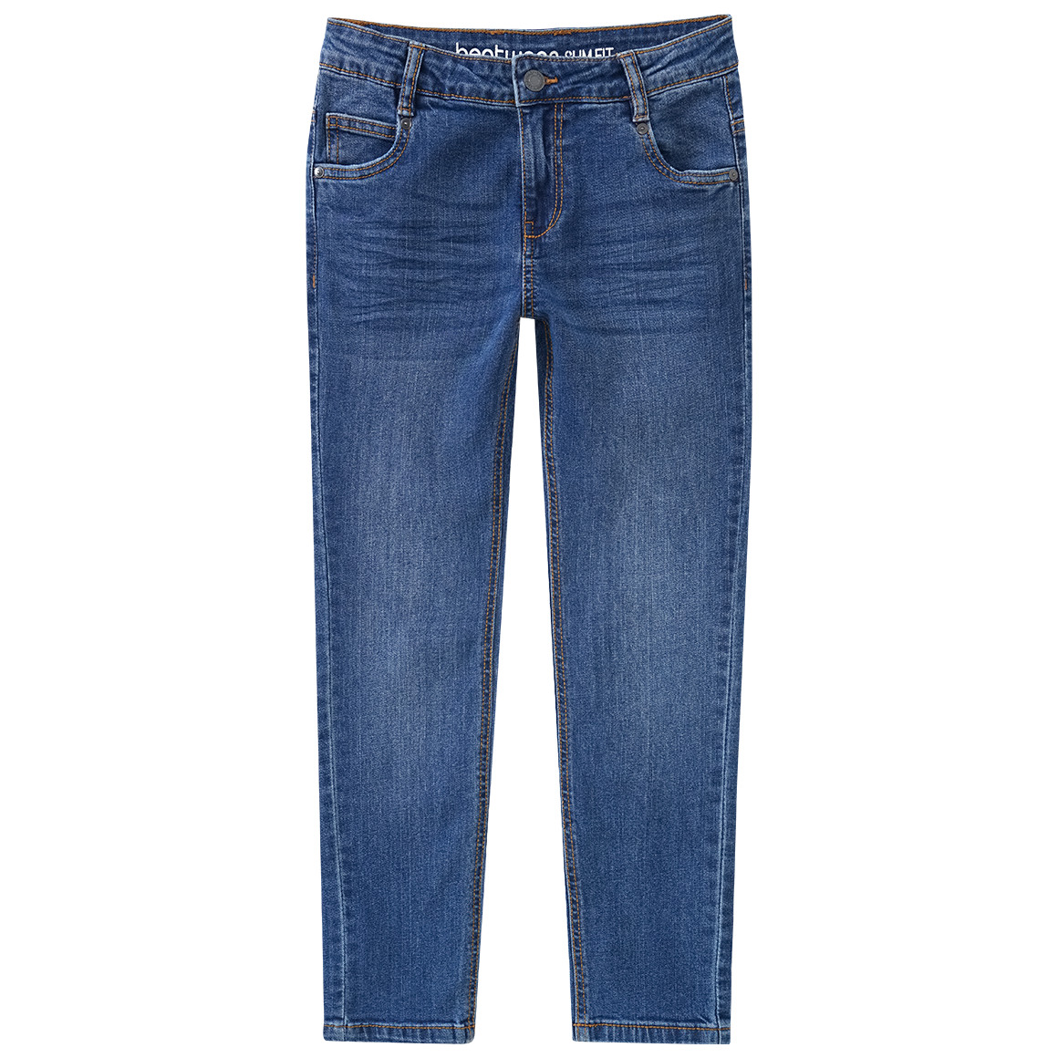 Jungen Slim-Jeans mit Used-Waschung