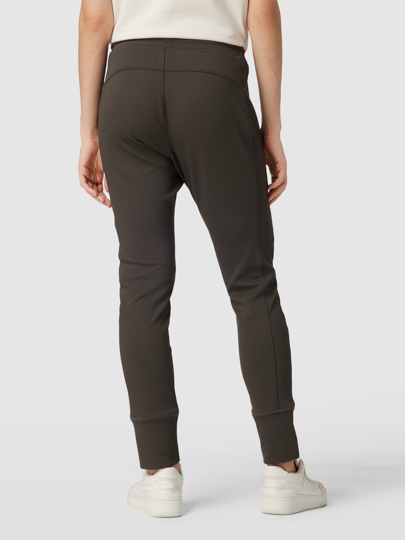 Sweatpants mit Tunnelzug Modell 'Future' in dunkelgrün