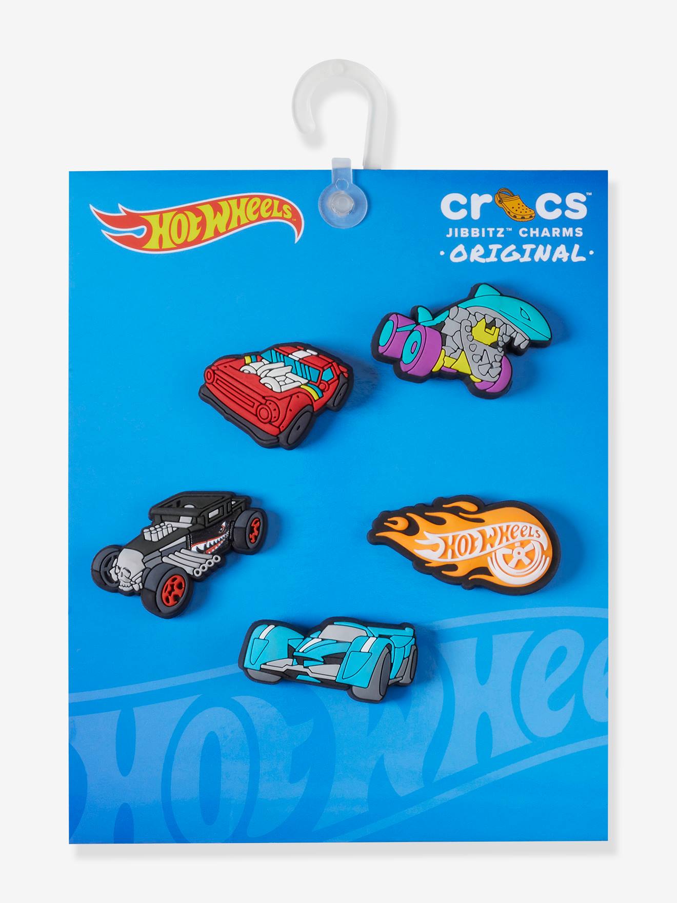 Crocs 5er-Pack Kinder Schuhanstecker Jibbitz Hot Wheels CROCS - mehrfarbig