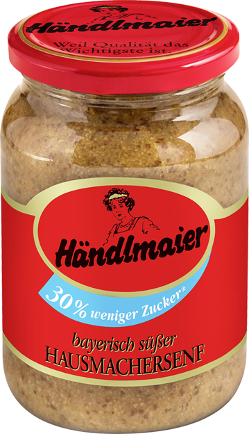 Händlmaier Hausmachersenf bayerisch süß 30% weniger Zucker