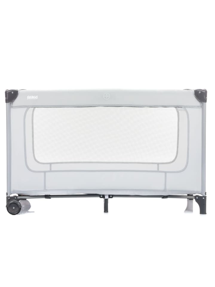 fillikid Reisebett Capri ab Geburt - 15 kg mit verstellbarem in grau günstig kaufen onesize