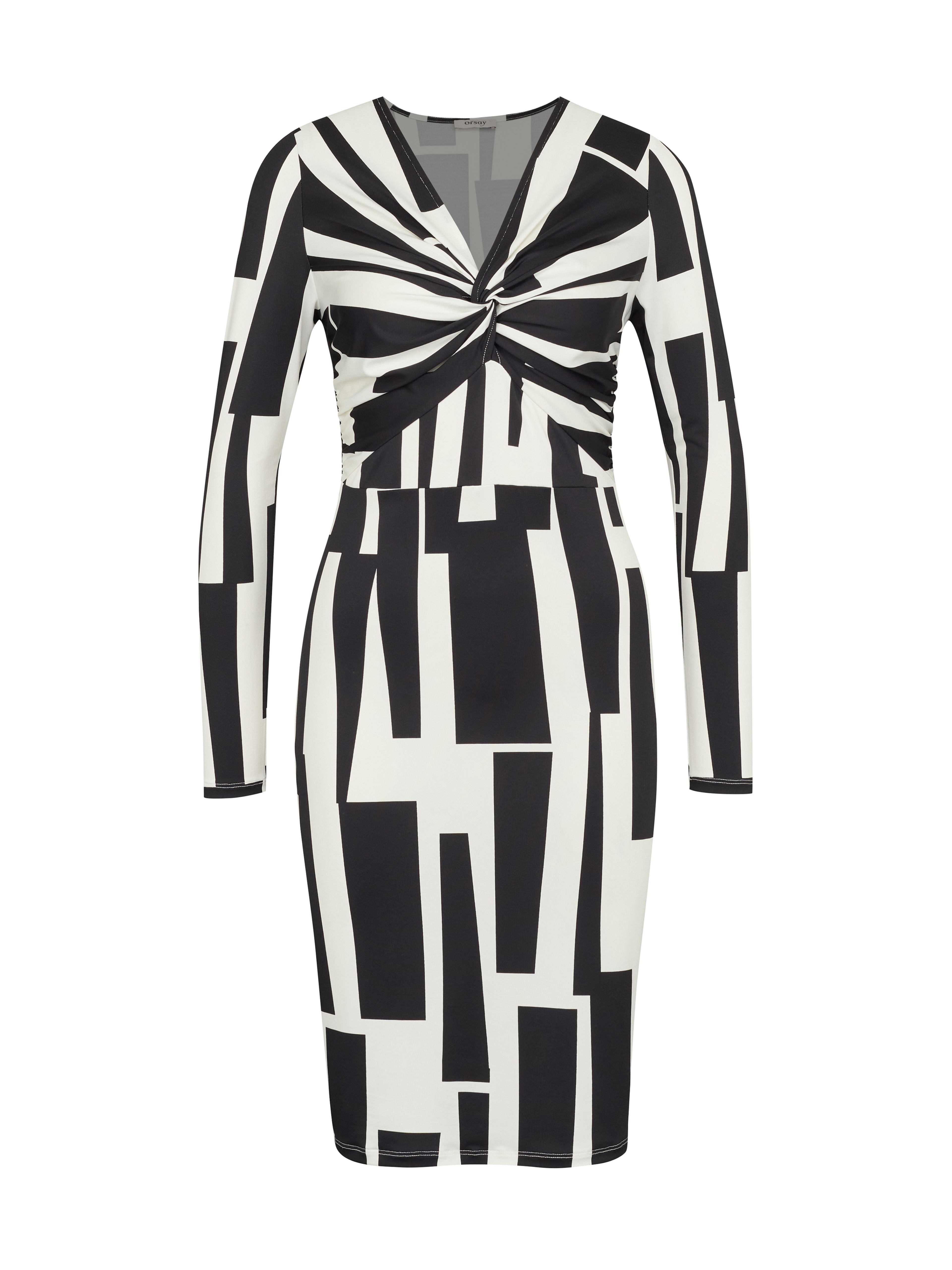 Schwarzes knielanges Damenkleid ORSAY