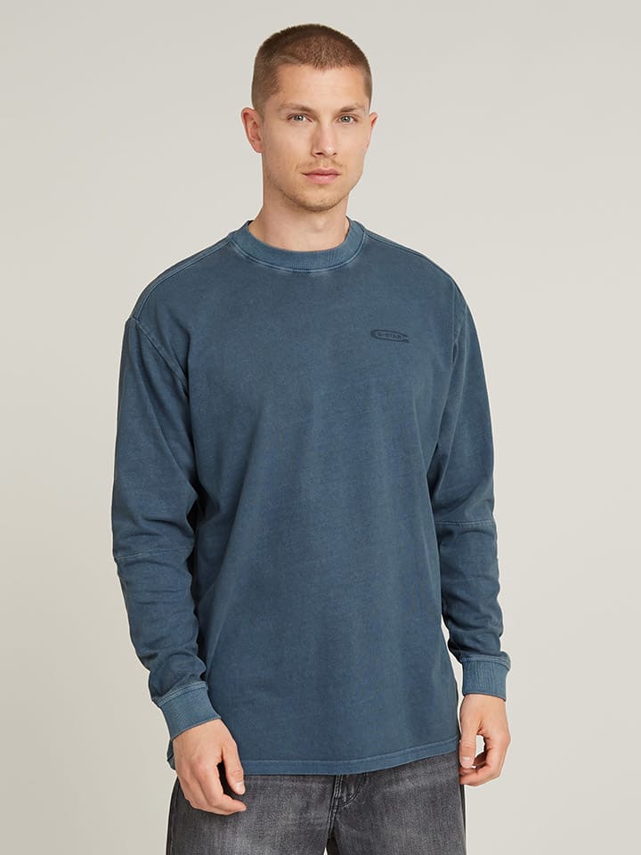 G-Star Sweatshirt in Blau günstig kaufen