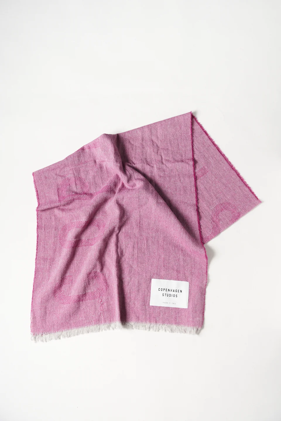 CPH SHAWL 8 cotton mix light grey/rose