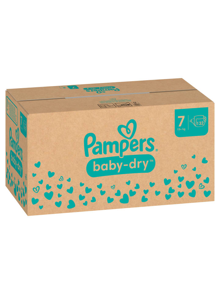 Pampers Pampers Baby-Dry Größe 7, 132 Windeln, 15kg  günstig kaufen 7
