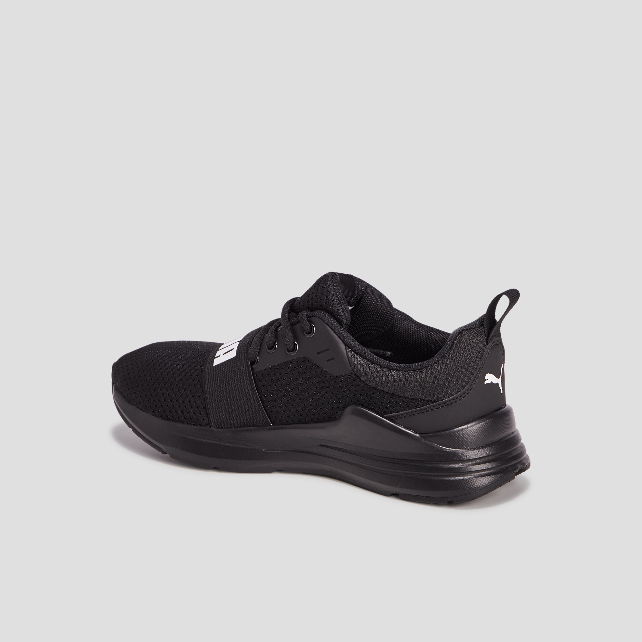 Runnings à lacets Puma Wired noir garçon | La Halle
