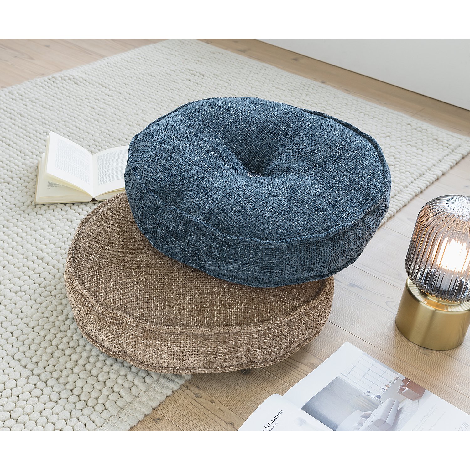 Möbel-Chenille, taupe-melange