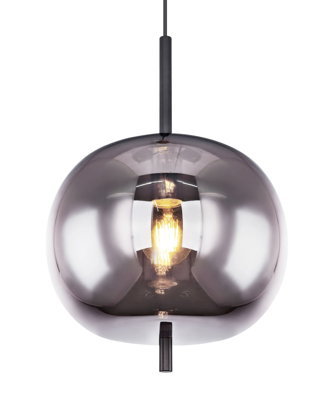 Globo Lighting - BLACKY - Hängeleuchte Metall schwarz, 1x E27