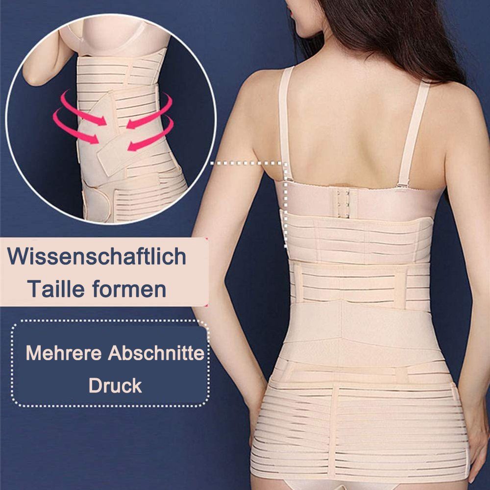 Einemgeld Schwangerschaftsgürtel Damen Postpartal Hüftgürtel, Rückbildungsgürtel nach Geburt, Hautfarbe