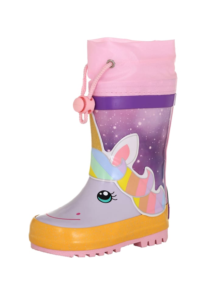 Playshoes Gummistiefel Einhorn in Flieder günstig kaufen