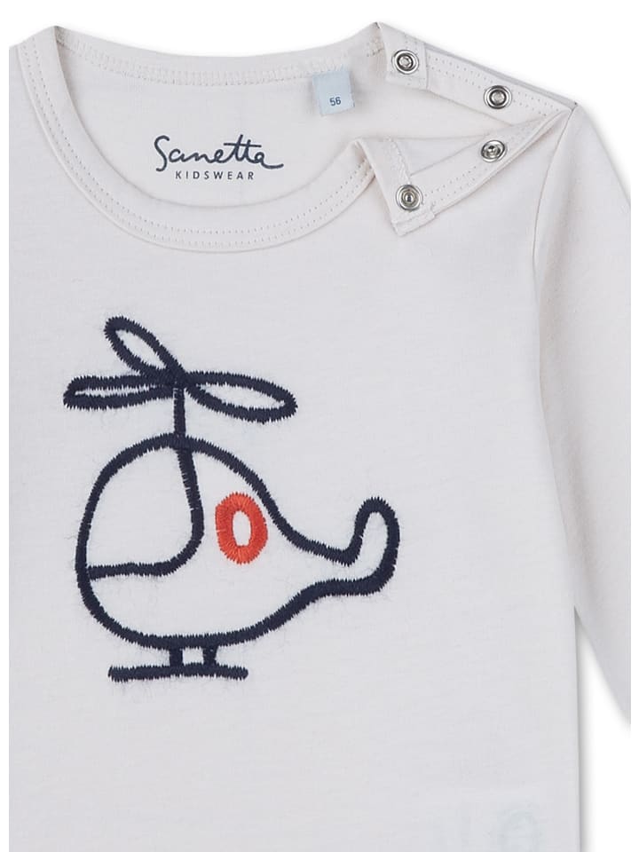 Sanetta Langarmshirt in Beige günstig kaufen